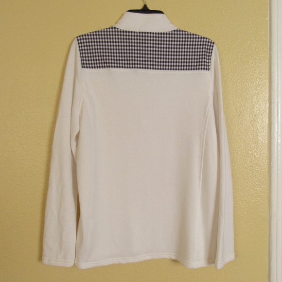 Tommy Hilfiger Women's Gingham-Trim Top - Picture 4 of 6